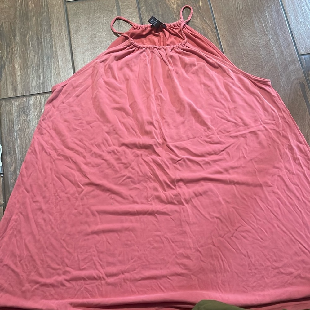 Peach Casual Dress